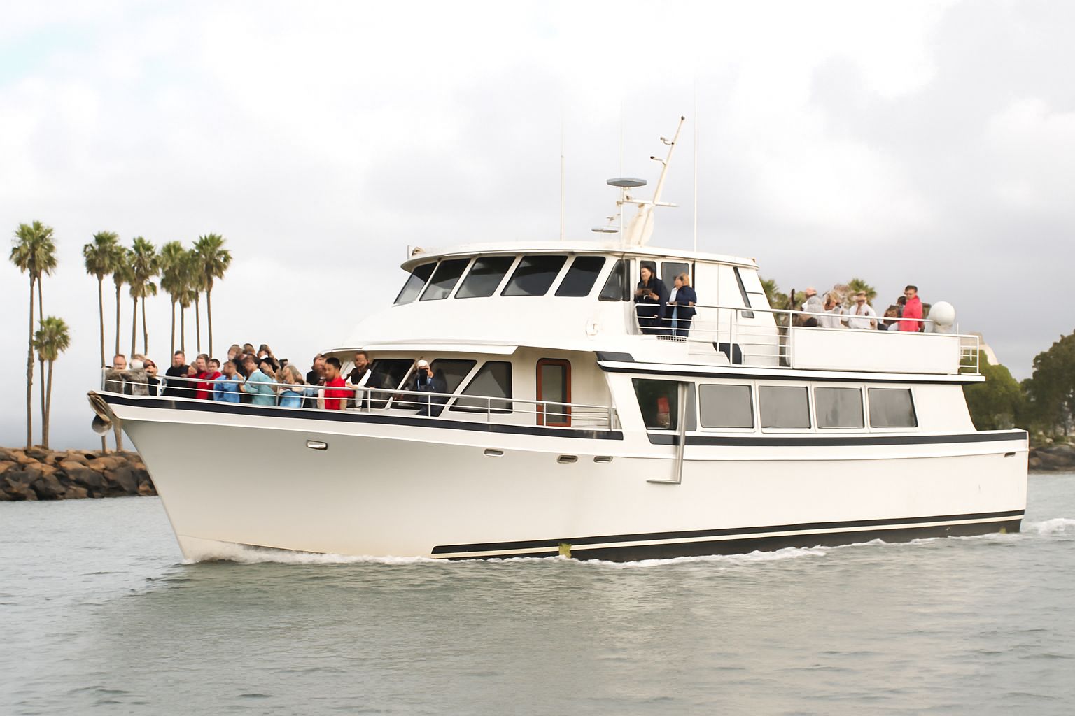 80' Westport yacht in Mission Bay, San Diego