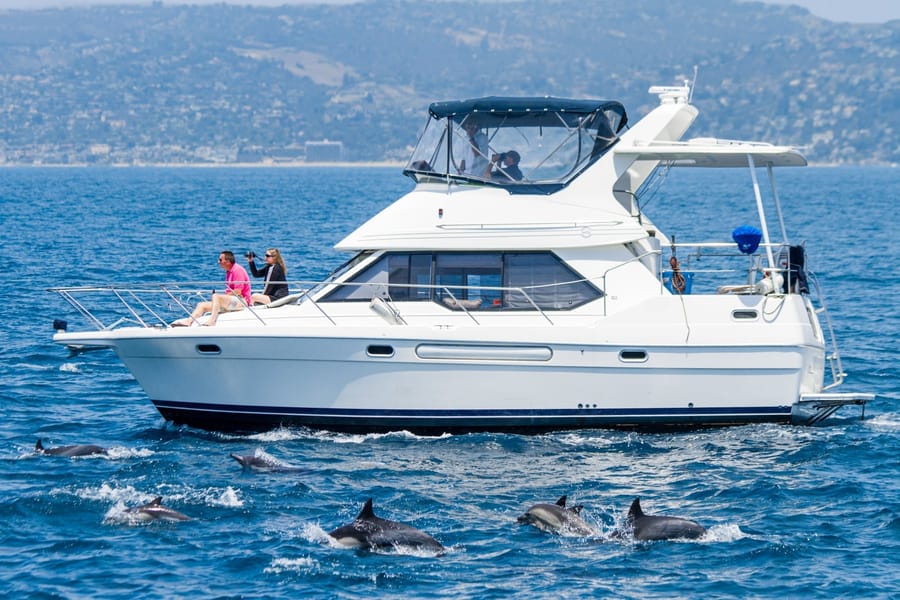 38-foot motor yacht in Dana Point